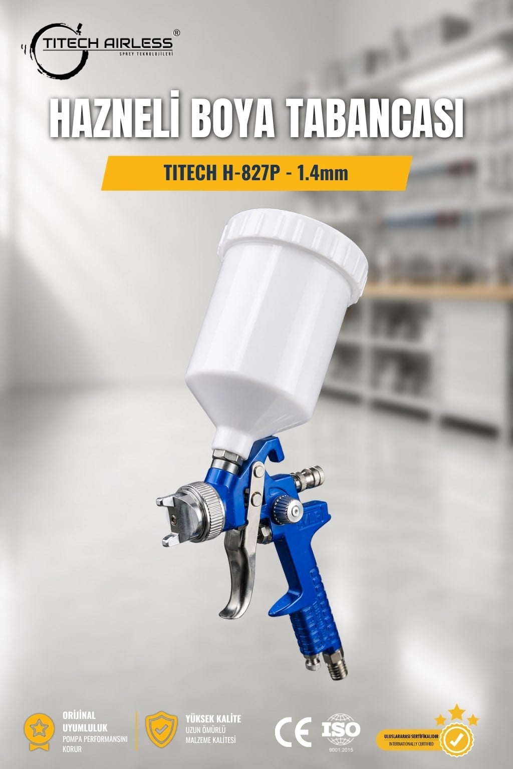 TITECH H-827P Boya Tabancası 1.4mm