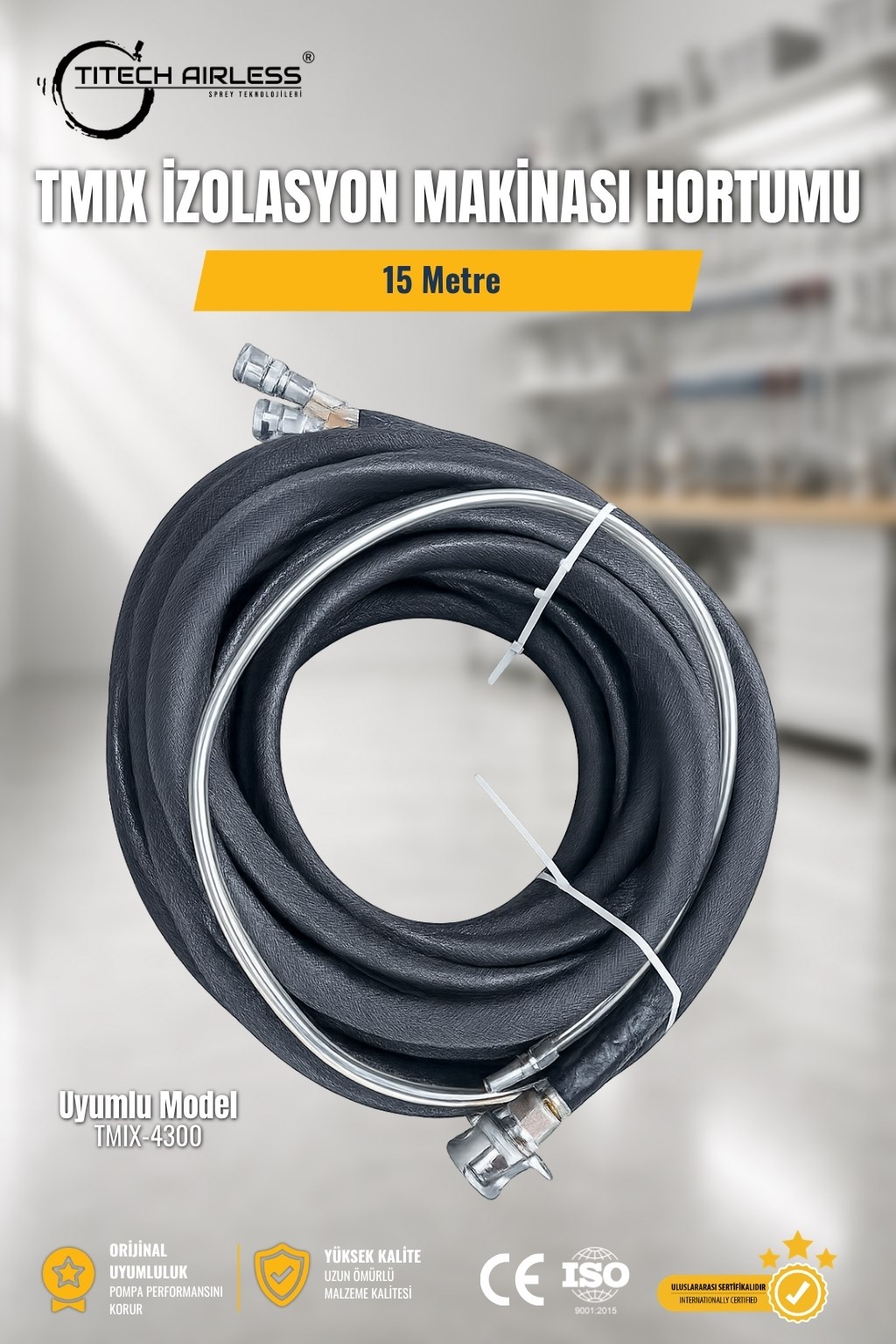 TMIX-4300 İzolasyon Makinası Hortumu