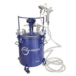 10 Lt Otomatik Karıştırıcılı Teflon Kaplı Basınçlı Boya Tankı
