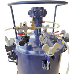 10 Lt Otomatik Karıştırıcılı Teflon Kaplı Basınçlı Boya Tankı