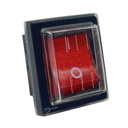 Su Geçirmez Işıklı ON-OFF Anahtar (Kırmızı) 10lu