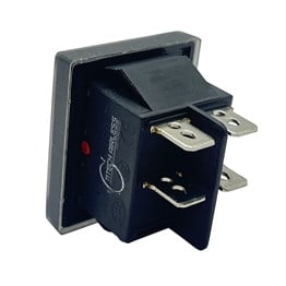 Su Geçirmez Işıklı ON-OFF Anahtar (Kırmızı) 10lu