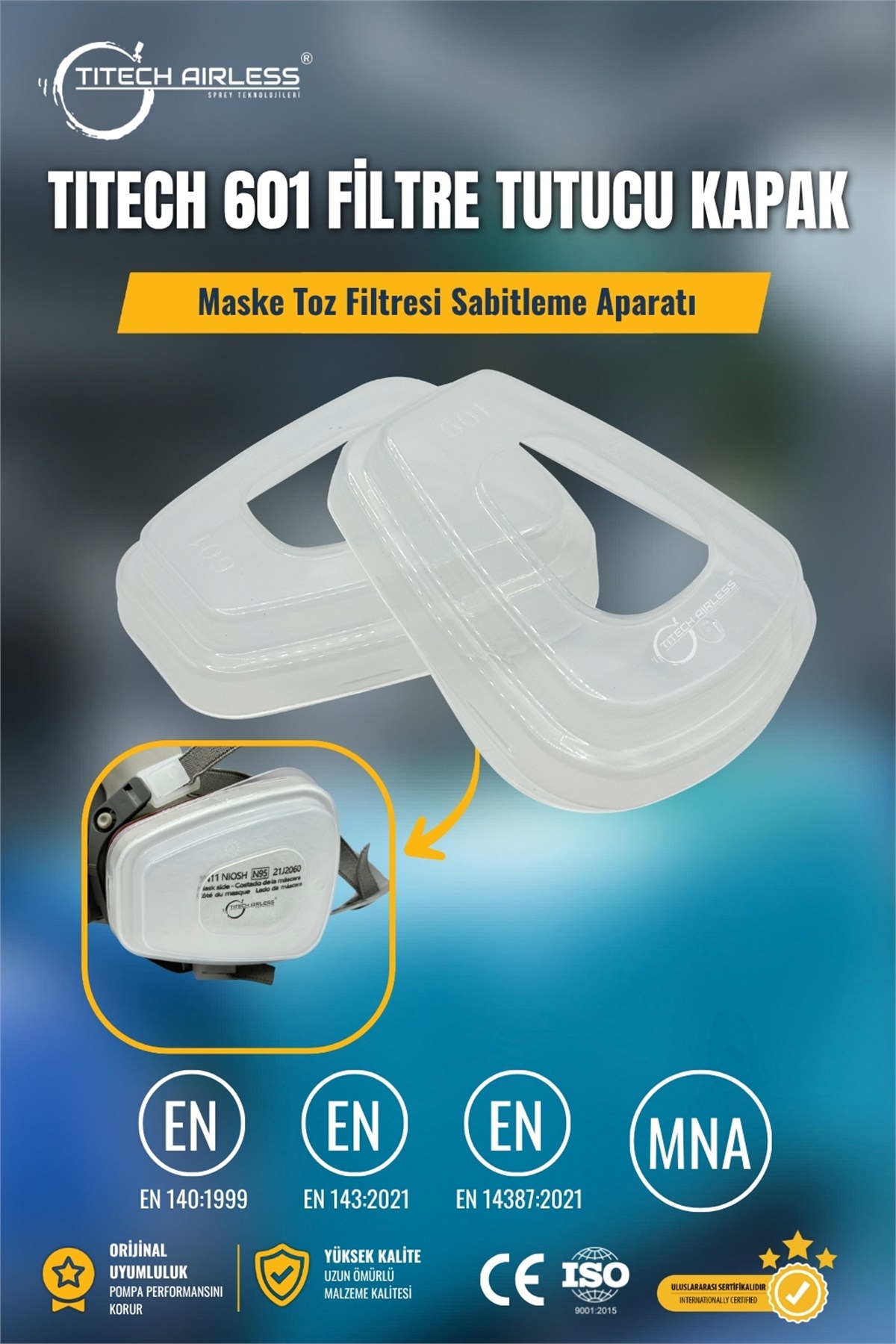 Maske 501 Filtre Tutucu Kapak