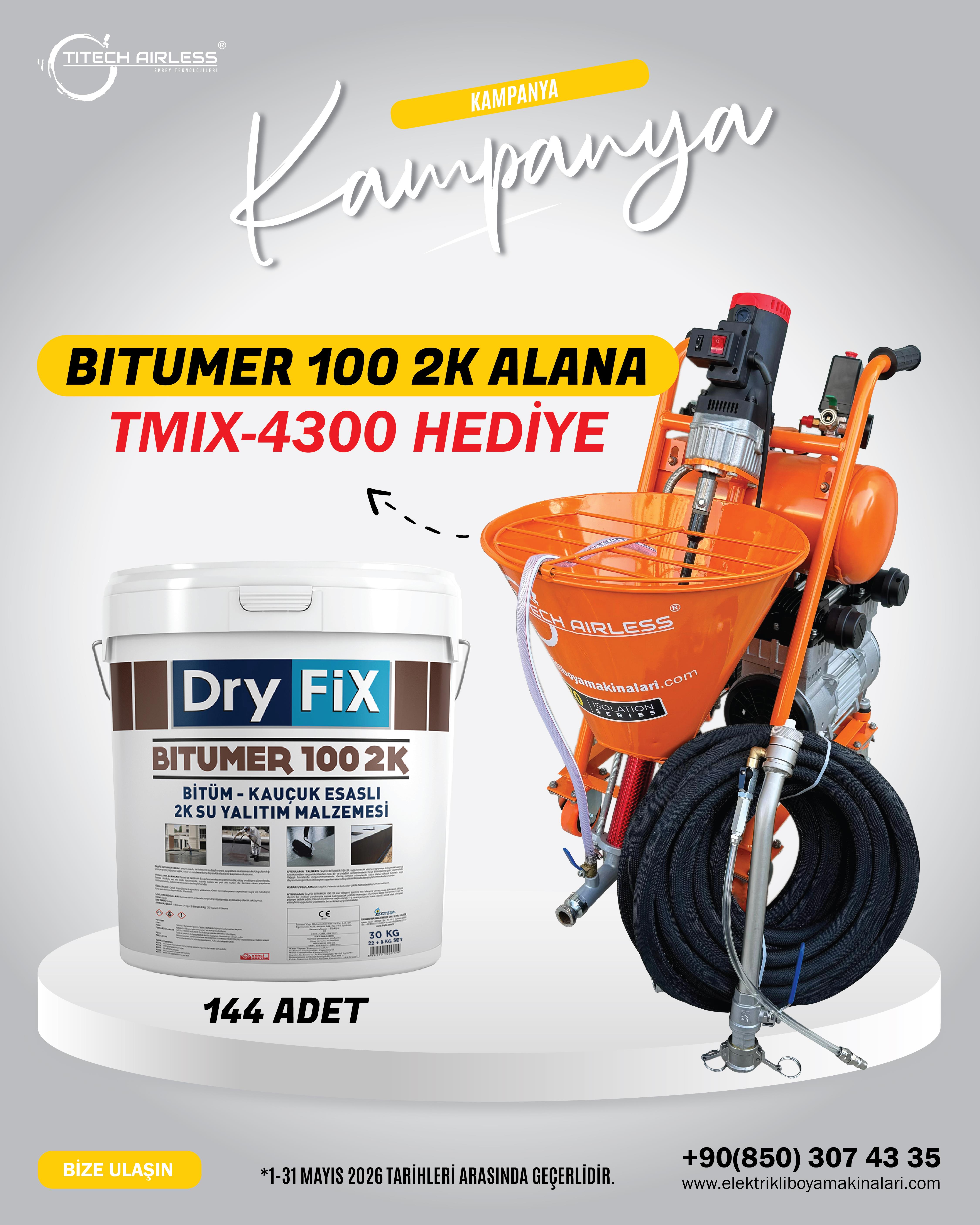 Bitümer 100 2K İzolasyon Kampanyası