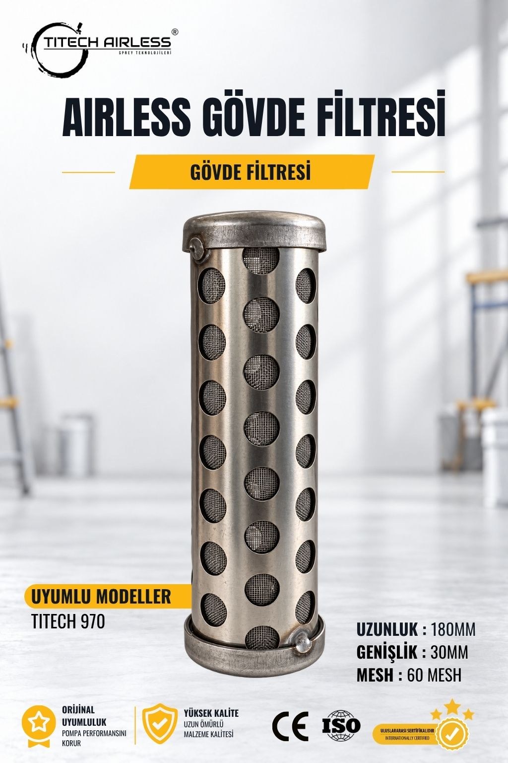Gövde Filtresi 112x34.5mm