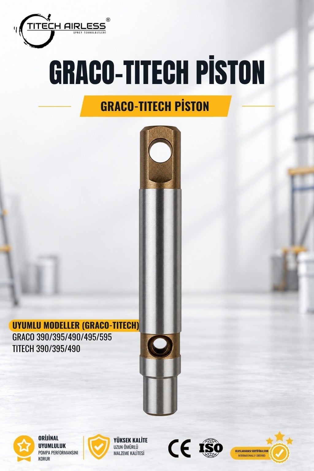 390 Boya Makinası Piston