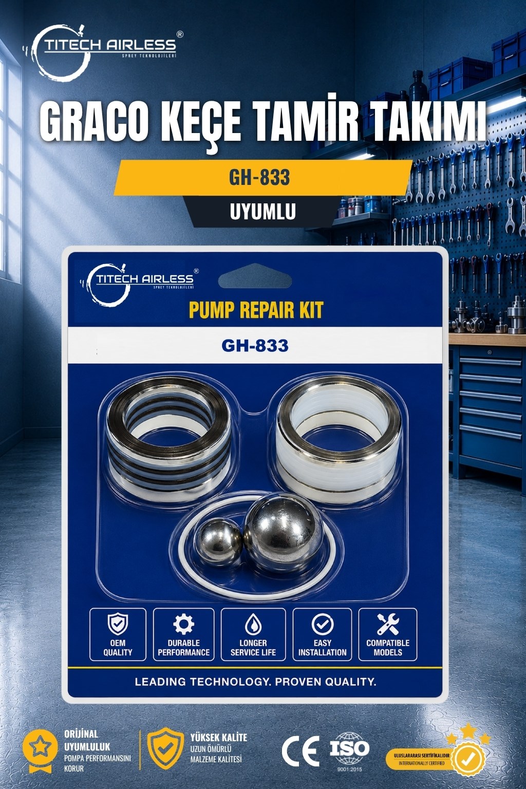 Graco GH-833 Keçe Tamir Takımı