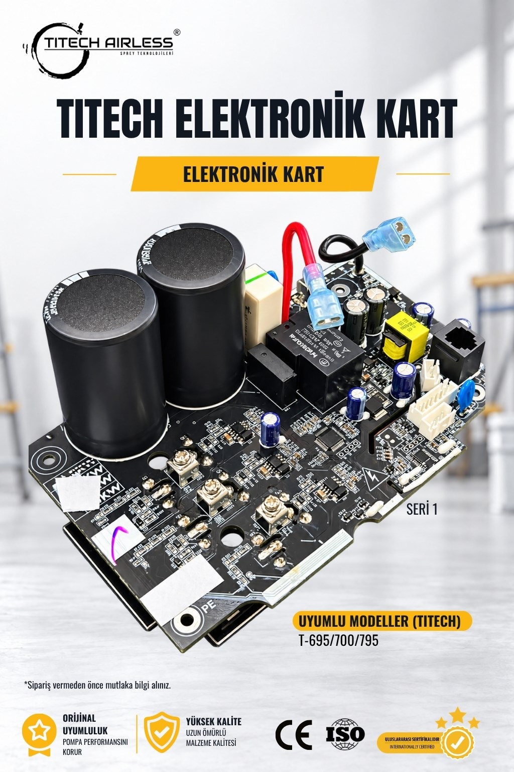 T-695/700/795 Elektrikli Boya Makinası Elektronik Kartı