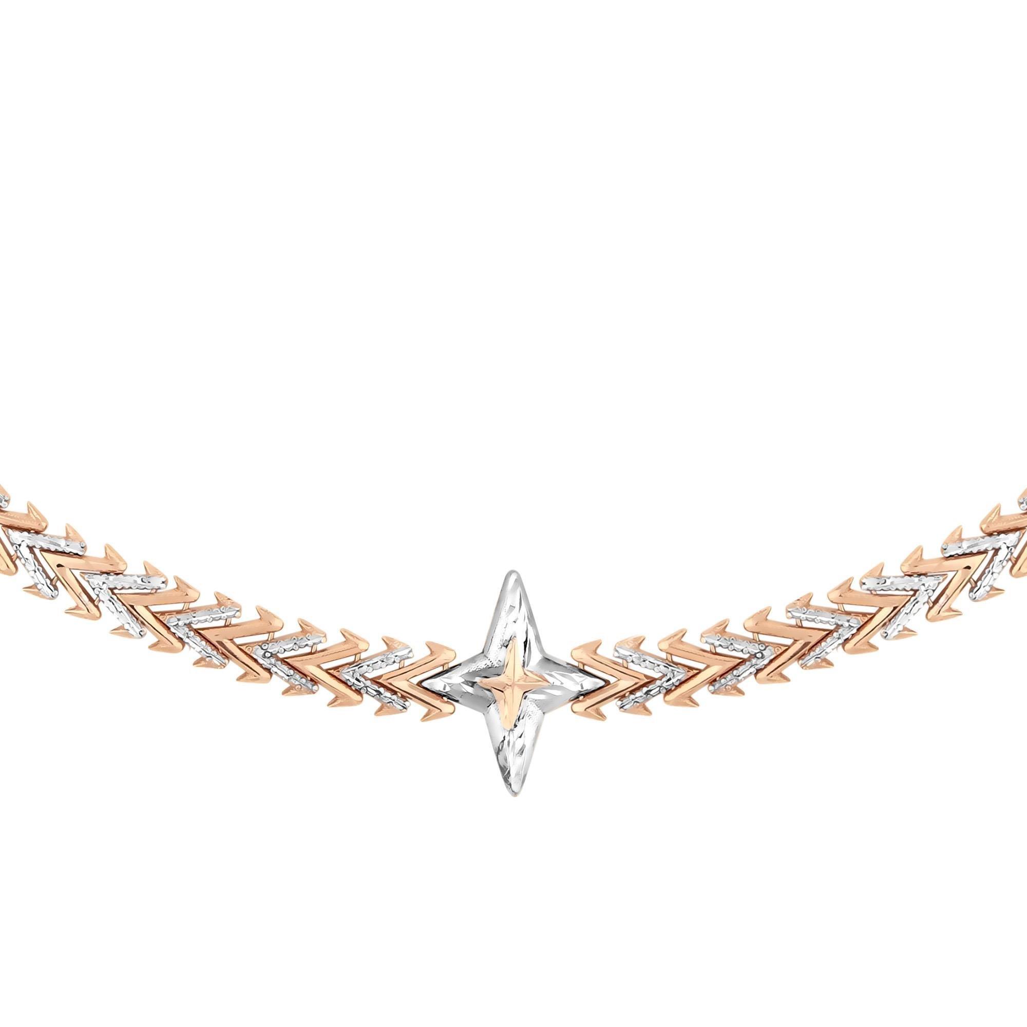 BE ICONIC PIRLANTASIZ YILDIZ CHOKER KOLYE