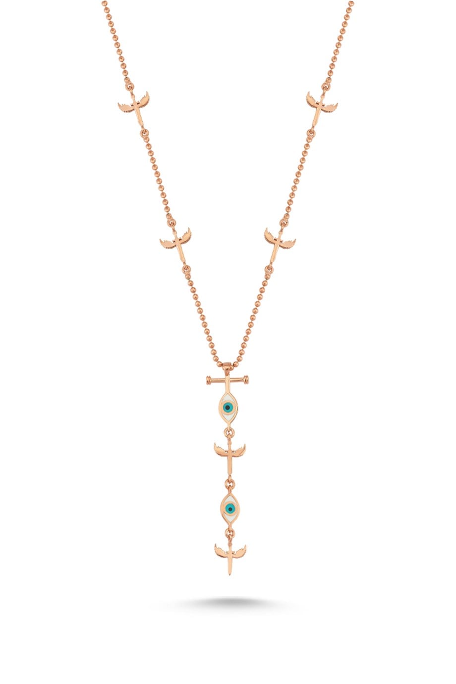 ÇOKLU MİKAİL GÖZLÜ KOLYE