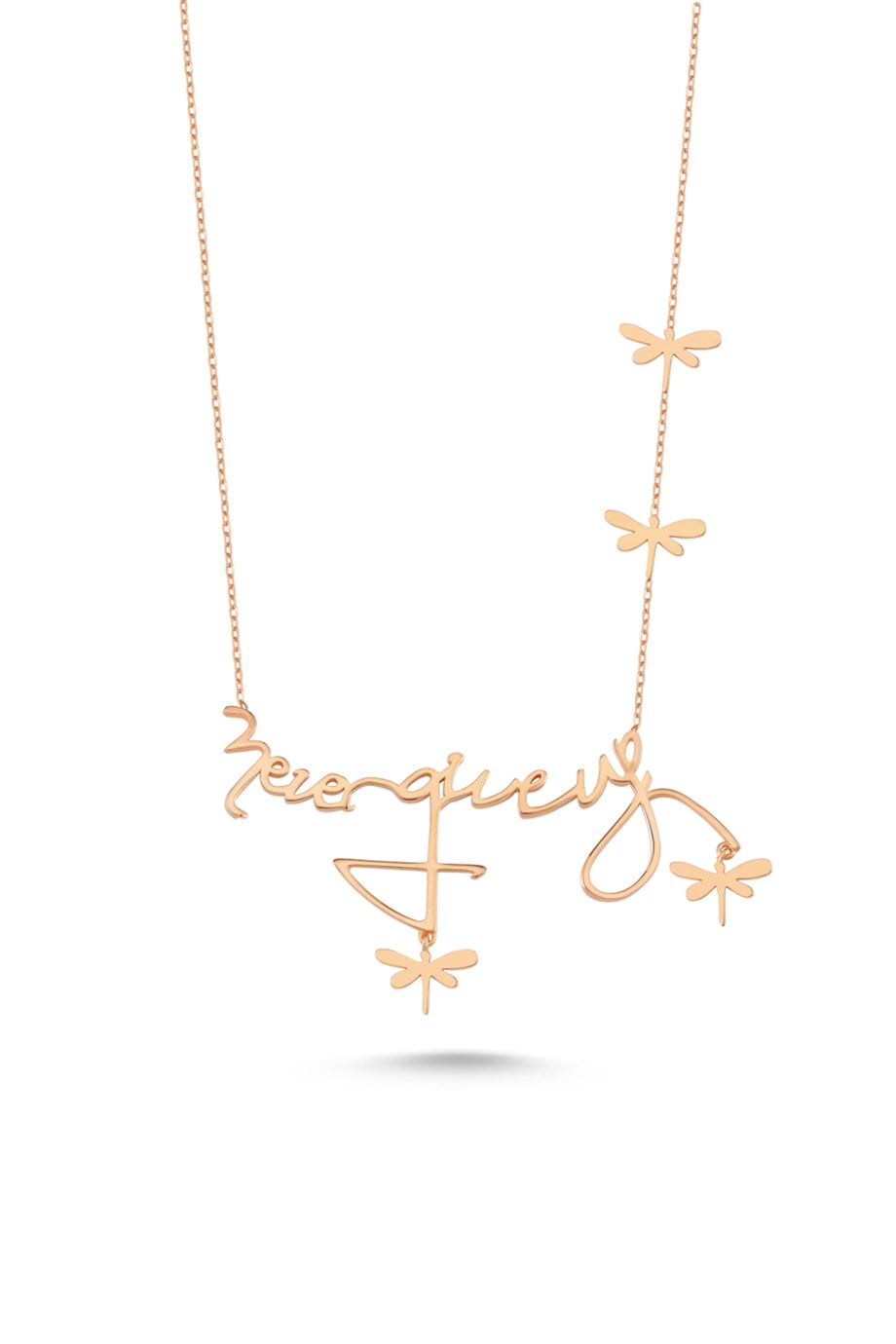 ÇOKLU NEVER GİVE UP KOLYE