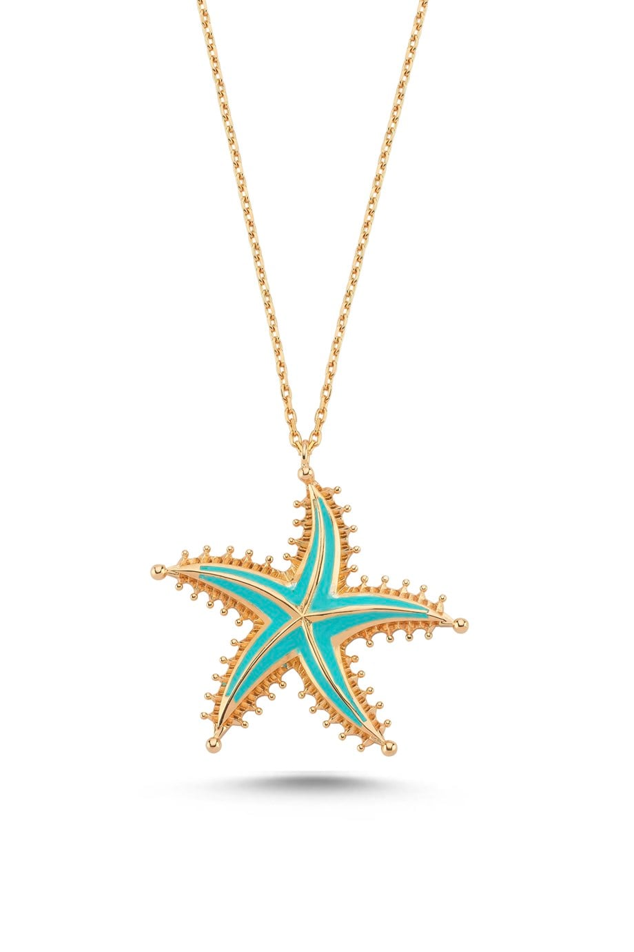 MİNELİ DENİZ YILDIZI KOLYE