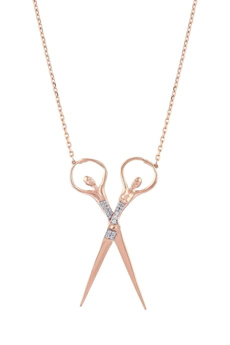TAŞLI SCISSORS KOLYE