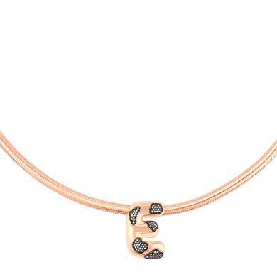 PIRLANTALI LEOPARDESS HARF KOLYE KALIN ZİNCİR