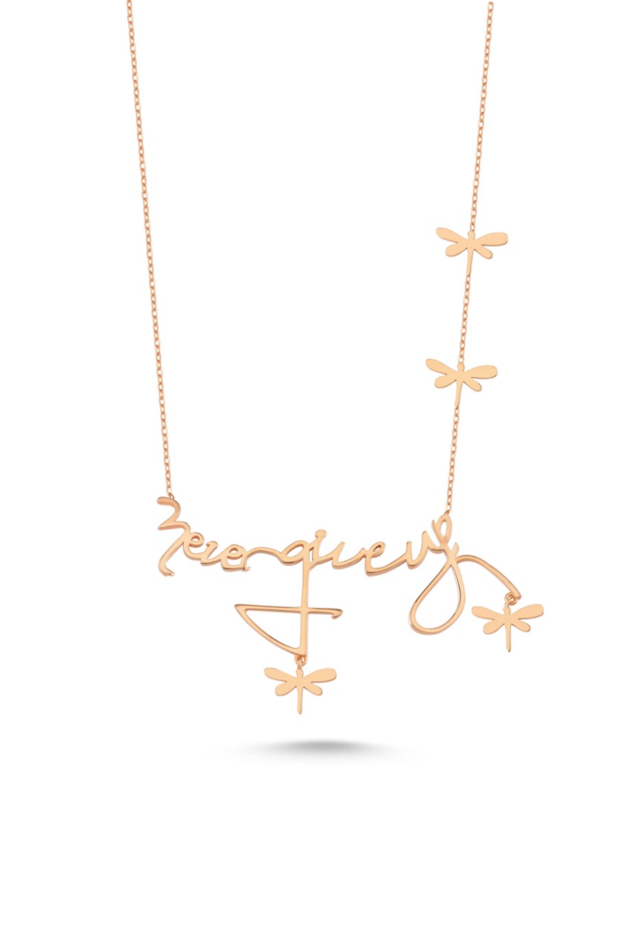 ÇOKLU NEVER GİVE UP KOLYE