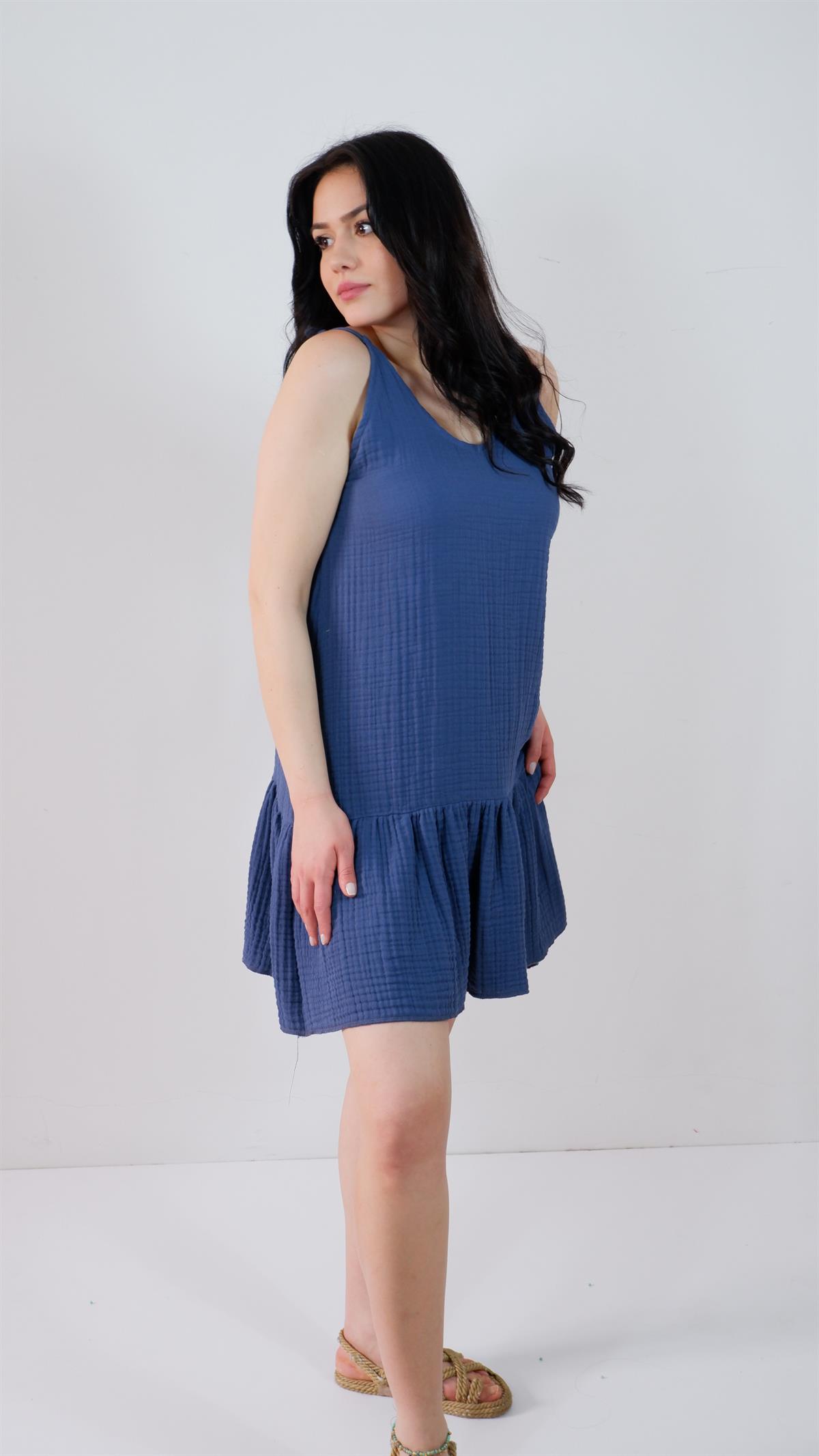 Spring-Summer Collection Müslin Askılı Elbise