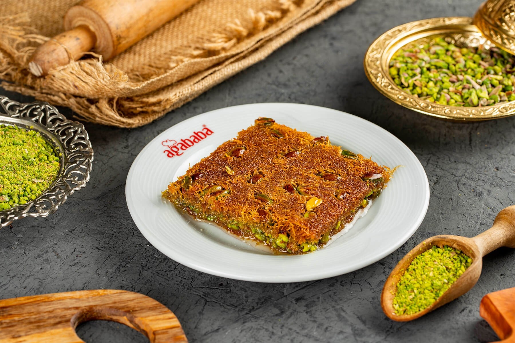 Fıstıklı Düz Kadayıf (Kg)