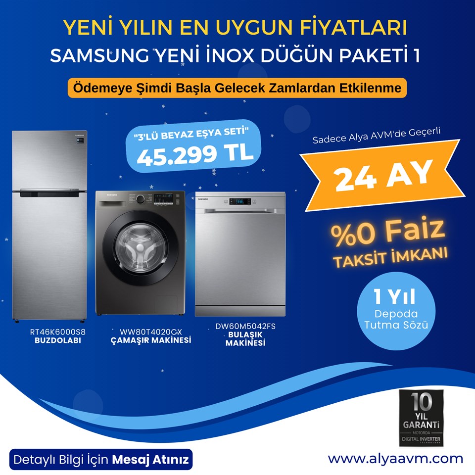 Samsung Alya Düğün Paketi İnox 1 - Alya AVM
