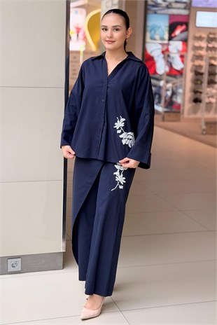 Missemramiss Linen Nakışlı Takım