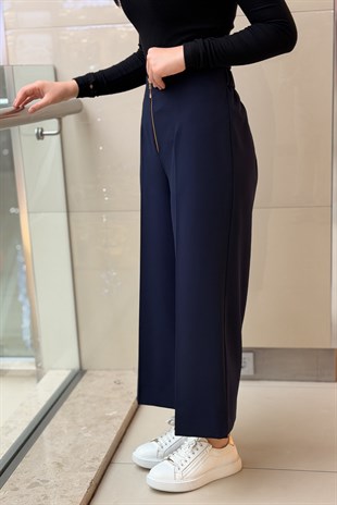 Sentez Queen Kısa Geniş Paça Pantolon