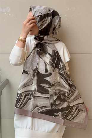 İpekevi Flora Desen Soft Şal
