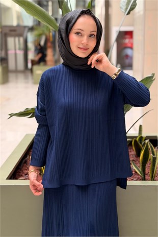Nuss Fitilli Tunik Etek Merserize Takım