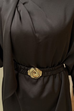 Missemramiss Midnight Silk Elbise