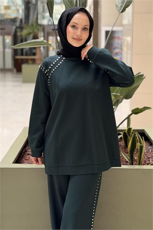 Ceremony Bluz Ve Pantolonu Çakma Detaylı Luna Takım