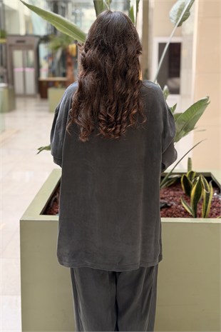 Ghisa Colorblock Şerit Detaylı Tunik Pantolon Takım