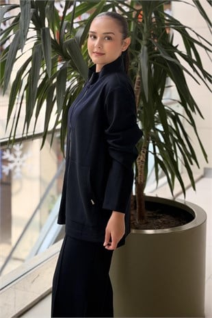 Missdalida Yarım Balıkçı Yaka Spor Ceket