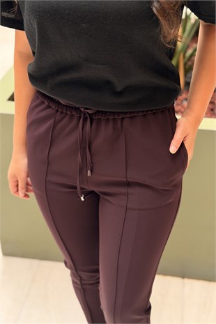 Sentez Yandan Cepli Bağcıklı Pantolon