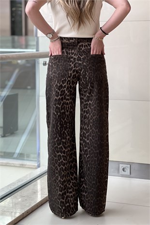 İpekyol Leopar Jean Pantolon