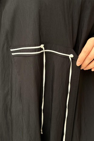 Kahma Saçak Detaylı Asimetrik Tunik Pantolon Takım