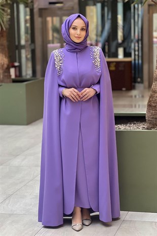Senna Je Parle Dress Set Abiye Elbise