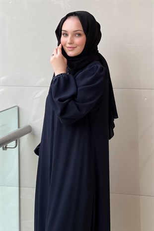 Gizay Kol Ucu Taşlı Mevlana Model Ferace