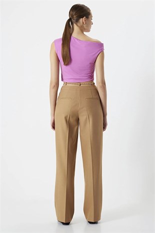 İpekyol Metal Aksesuarlı Straight Fit Pantolon