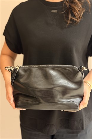 Mahal Bags a Taşlı Logolu Çapraz Çanta