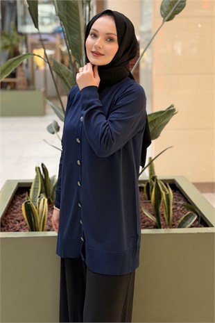 Nuss Reglan Kol Basic Merserize Hırka