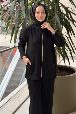 Missdalida Yarım Balıkçı Yaka Spor Ceket
