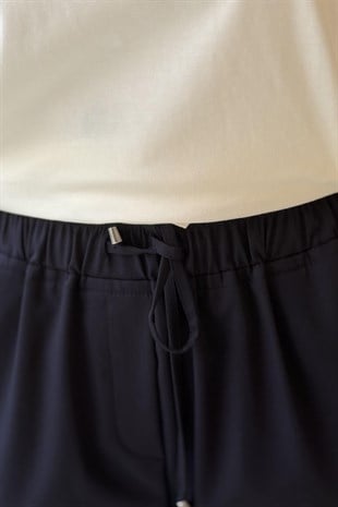 Sentez Vega Beli Lastikli Pantolon