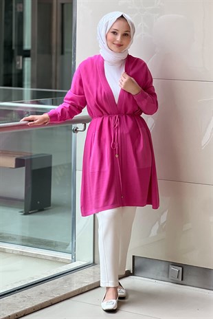 Ghisa Önü Açık Merserize Hırka