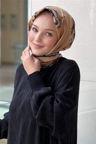 Lija Kardelen Twill İpek Eşarp