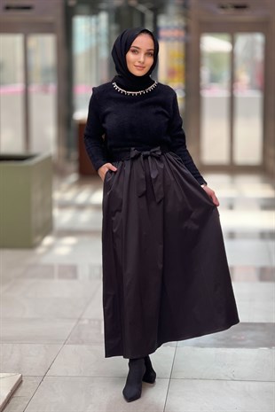 Missemramiss Triko Garni Taşlı Elbise