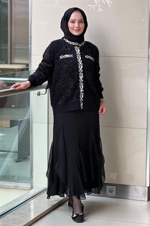 Ghisa Ribanalı Sim İpli Triko Hırka