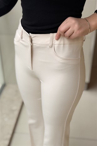 Sentez Beş Cepli İspanyol Paça Pantolon