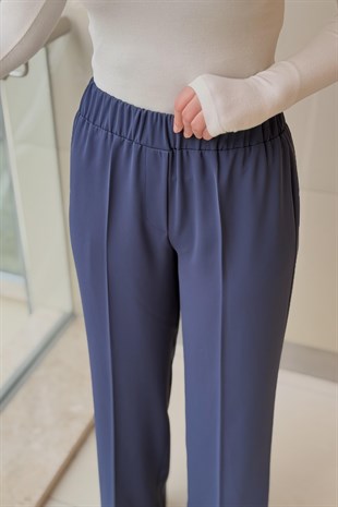 Sentez Colmar Beli Lastikli Geniş Paça Pantolon
