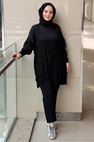 Nuss Ribanalı Jakar Tunik