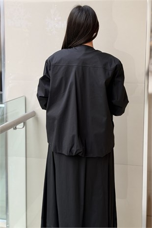 Ghisa Bomber Paraşüt Ceket Etek Takım