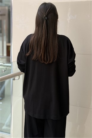 Ghisa Çift Sıra Fermuar Detaylı Pantolonlu Takım