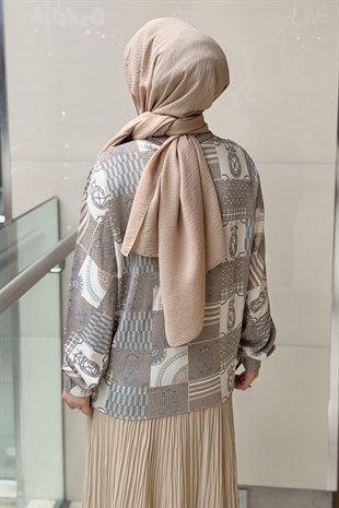 Ghisa Patchwork Desen Tunik